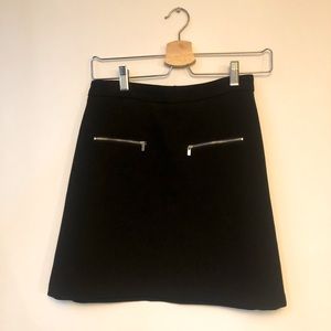 Twik A Line Black Mini skirt, XS